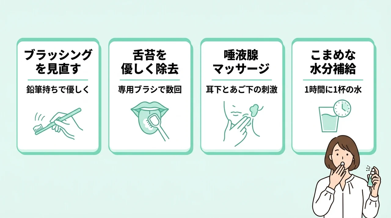 今日からできる口臭ケア4選