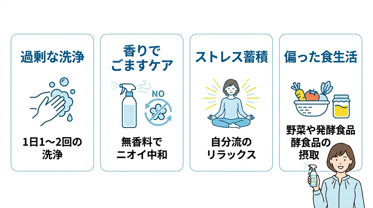 更年期以降にやってはいけないNG習慣